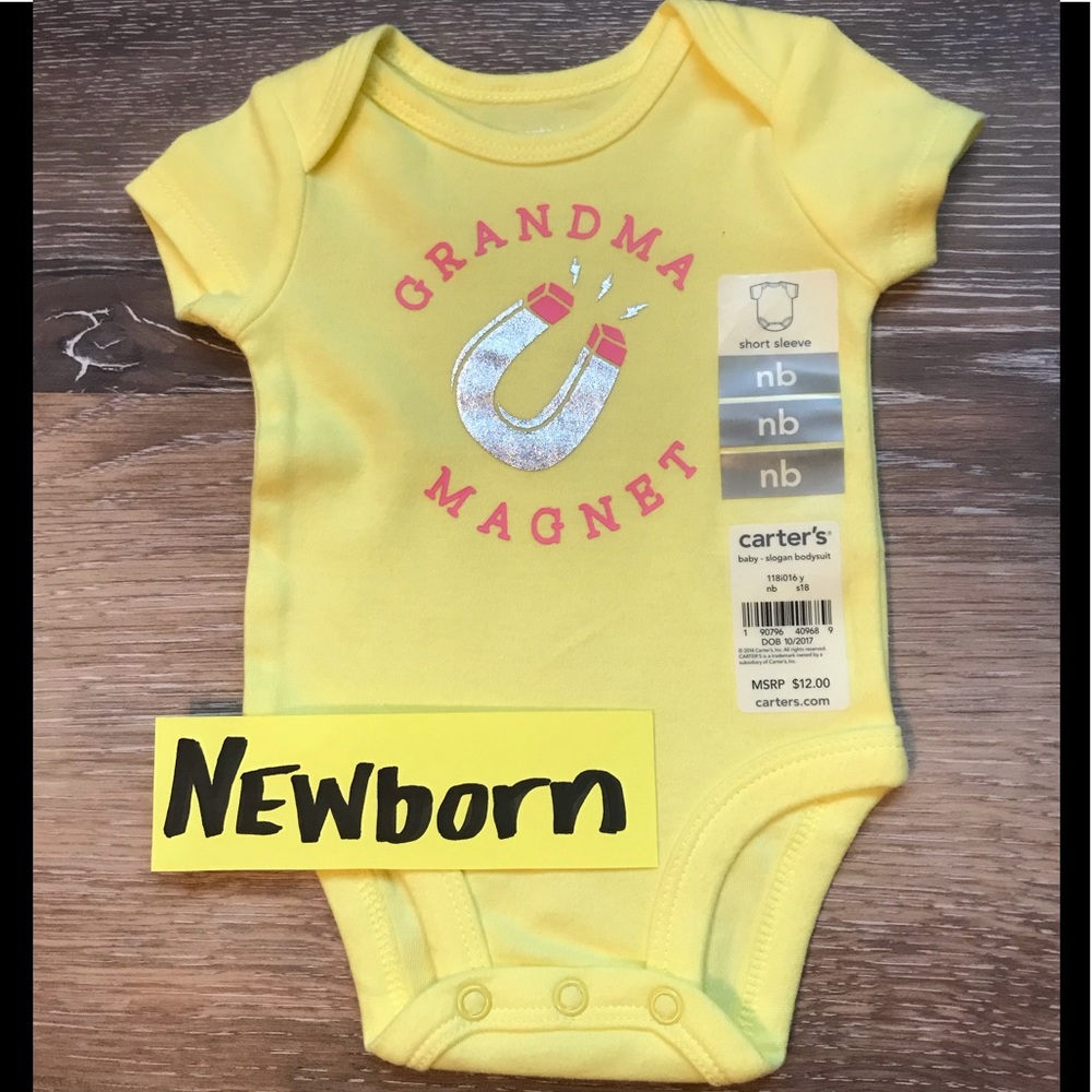 NWT Carter’s NB Bodysuit